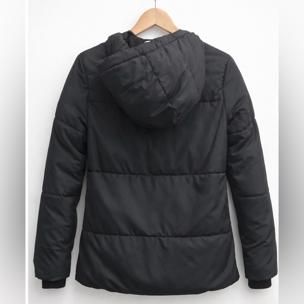 GAP KIDS COLD CONTROL MAX BLACK PUFFER JACKET COAT SIZE MEDIUM - Picture 2 of 3